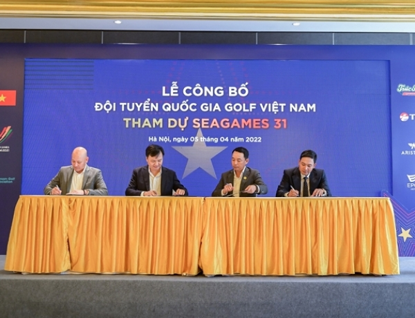 T99 Group là nhà tài trợ chính đội tuyển Golf Việt Nam tại SEA Games 31